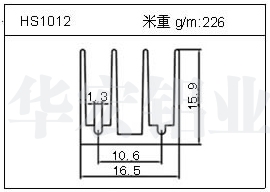 LED铝型材HS1012