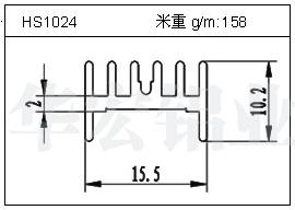 桥架铝型材HS1024