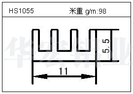 工业铝型材HS1055