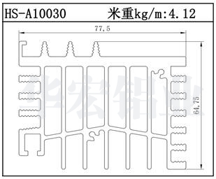 北京电子散热器HS-A10030