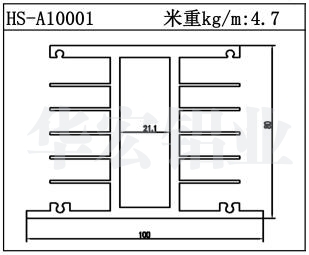 吴中电子散热器HS-A10001