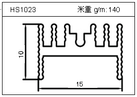 桥架铝型材HS1023