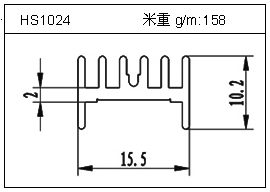 桥架铝型材HS1024