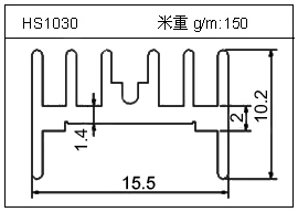 桥架铝型材HS1030