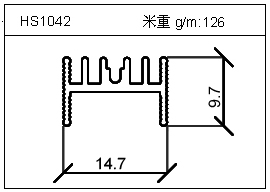 工业铝型材HS1042