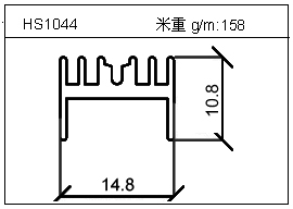 工业铝型材HS1044