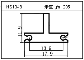 工业铝型材HS1048