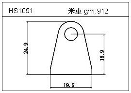 工业铝型材HS1051