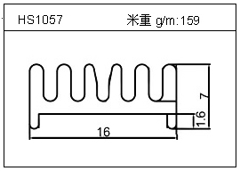 工业铝型材HS1057