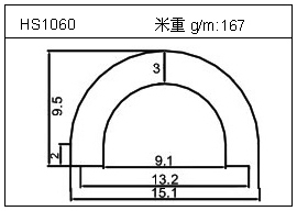 工业铝型材HS1060