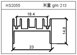 电焊机铝型材HS2055