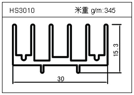 门窗铝型材HS3010