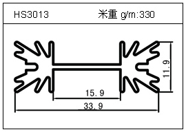 门窗铝型材HS3013