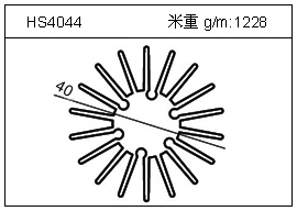 铲片铝型材HS4044