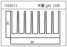 铲片铝型材HS5012