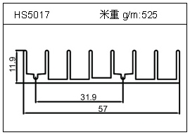 冷拔管铝型材HS5017