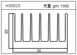 冷拔管铝型材HS5023