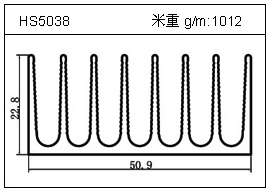 冷拔管铝型材HS5038