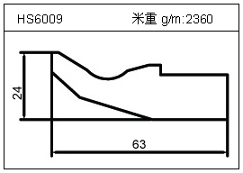 冷凝器铝型材HS6009