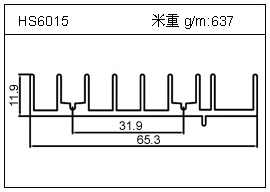 冷凝器铝型材HS6015