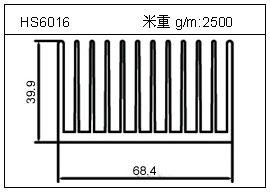 冷凝器铝型材HS6016