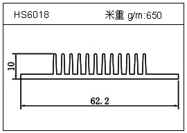 冷凝器铝型材HS6018