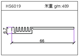 冷凝器铝型材HS6019