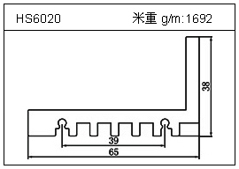 冷凝器铝型材HS6020