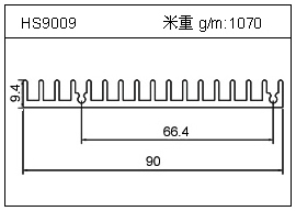 LED散热器HS9009