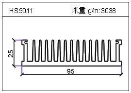 LED散热器HS9011