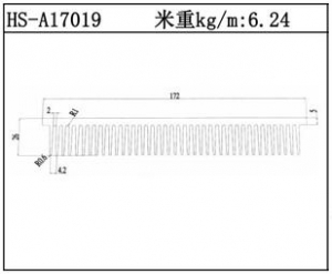 型材散热器HS-A17019