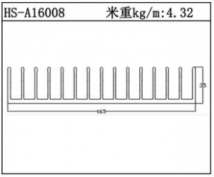 型材散热器HS-A16008