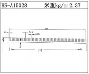 型材散热器HS-A15028