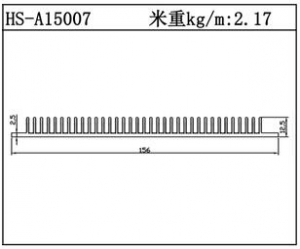 型材散热器HS-A15007