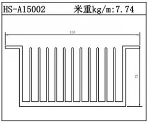 型材散热器HS-A15002