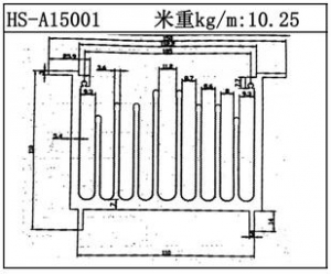 型材散热器HS-A15001