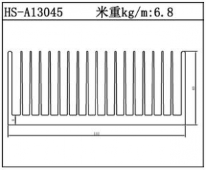 工业铝型材HS-A13045