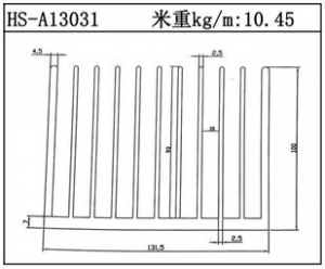 工业铝型材HS-A13031