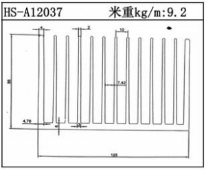 路灯散热器HS-A12037