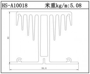 散热器铝型材HS-A10018